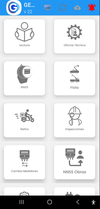 GESCON Mobile: órdenes de trabajo asignadas